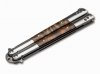 Nóż Magnum Balisong Wood 12,5cm 440A drewno stal